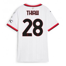 AC Milan Malick Thiaw #28 Borte skjorte til dame 2024-25 Kortermet